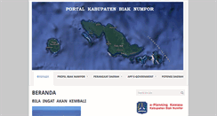 Desktop Screenshot of biakkab.go.id